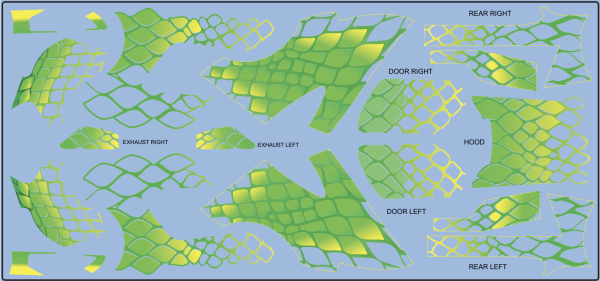 Decal Merc AMG GT3 evo WNR Motorsport Mann Filter Mamba #48  Ring 2020